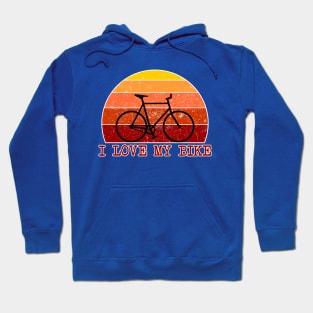 i love my bike Hoodie